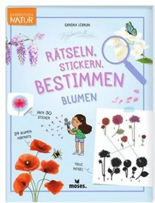 Obrázok produktu pre Expedition Natur Rätseln, Stickern, Bestimmen - Blumen