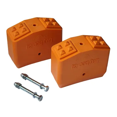 Produktbild von Layher Leiterschuhe für Holzleiter 70x25mm - Paar
