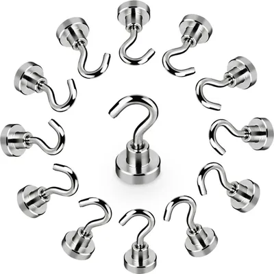 Produktbild von Wandhaken Magnet Haken Super Starker Neodym Magnetische Halter 16-St