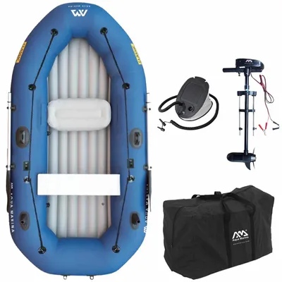 Immagine prodotto di Gommone Aqua Marina Classic 9'10 + motore T18 - Barca da pesca - Barca elettrica