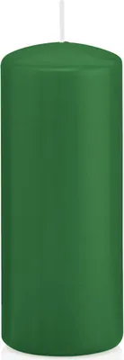 Produktbild von Stumpenkerzen Dunkelgrün 150 x Ø 48 mm, 24 Stück