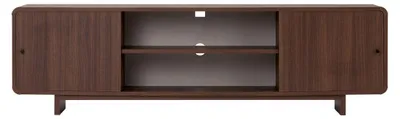 Produktbild von CALICOSY - TV-Möbel mit 2 Türen, 2 Fächern und abgerundeten Kanten L180 cm - CELENA