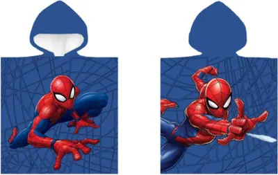 Produktbild von Spiderman Netz-Poncho 50 x 100 cm