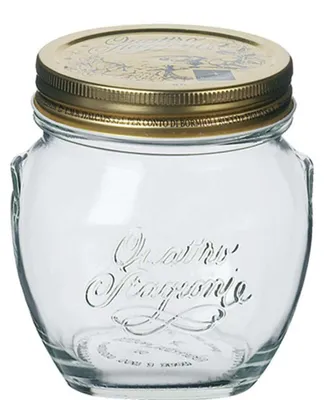 Produktbild von Quattro Stagioni Konfitürenglas 30cl mit Deckel - 12 Stück