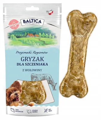 Produktbild von BALTICA Przysmaki regionów Chewing bone Puppy Beef – leckerli für hunde – 1
