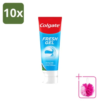 Productafbeelding van 10 x Colgate Blue Fresh Gel tandpasta - 75 ml - Voordeelverpakking - 10 stuks