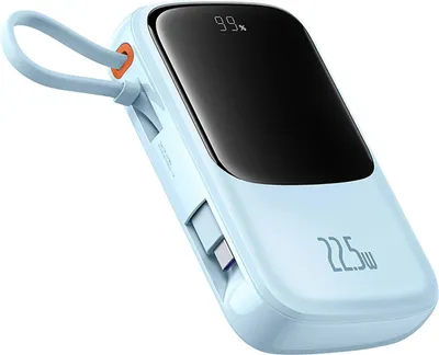 Produktbild von Baseus Qpow Pro+, 10000 mAh, Power Delivery, Quick Charge, 22,5 W, Blau