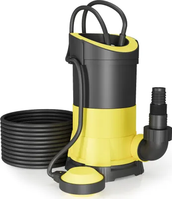 Zdjęcie produktu dla Pompa do ścieków 5 000 l/h, 250 W, maks. wysokość tłoczenia 6 m, ciała obce do maks. Ø 5 mm