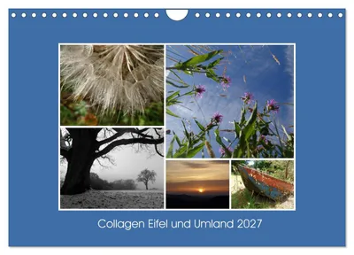 Produktbild von Collagen aus Eifel und Umland 2027 (Wandkalender 2027 DIN A4 quer), CALVENDO Monatskalender