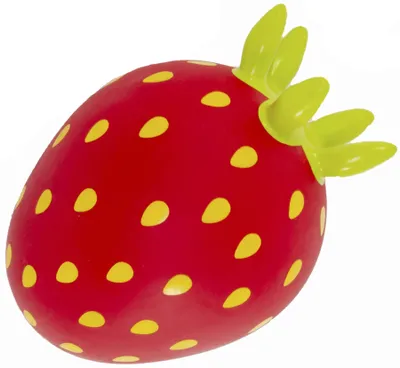 Produktbild von Hopser Hüpffrucht Erdbeere Hüpfer Hüpfen Hüpfpferd Kinder inkl. Pumpe rot