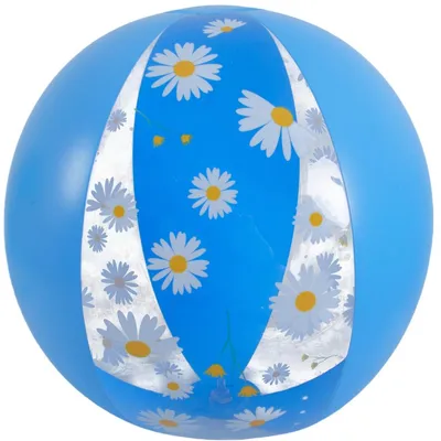 Obrázek produktu pro Nafukovací vodní míč, 50 cm, Daisy, modrá, plážový míč