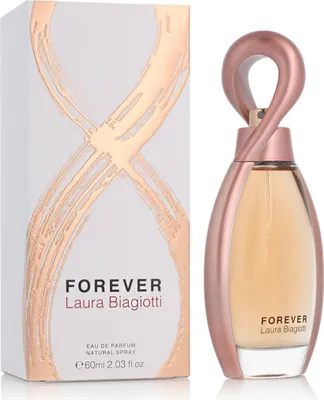 Produktbild von Laura Biagiotti Forever, Frauen, 60 ml, Apfel, Bergamotte, Schwarze Johannisbeere, Birne, Rosa Pfeffer, Praline, Rose, Tuberose, Violett, Benzoe, Moschus, Tonka-Bohne, Vanille, Spray
