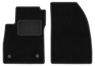 Immagine prodotto di Tappetini anteriori in moquette per Opel Mokka X 2016- (crossover) – 2 pezzi, neri, su misura – Wielganizator LUX