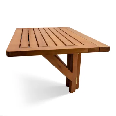 Image de 2.05 Table suspendue, en eucalyptus , huilée