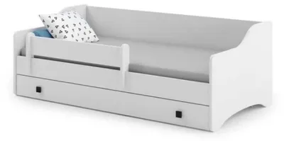 Produktbild von 1001Jouets Jugendbett 180 x 80 cm weiß