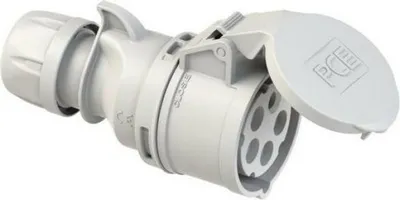 Produktbild von Industrie-Kupplung SHARK 32A 5-polig 1h Schutzart IP44 Schraubklemme