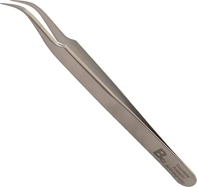 Zdjęcie produktu dla Szczypiec Bergeon 7026-7 Antymagnetyczny z Zaokrąglonymi Wąsami - 120 mm