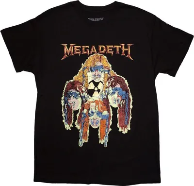 Produktbild von Megadeth Nuclear Glowheads Black XL T-Shirt