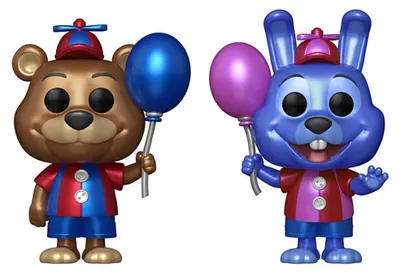 Produktbild von Funko Pop! Games: Five Nights At Freddy's – Balloon Freddy & Balloon Bonnie, exklusive Sonderausgabe