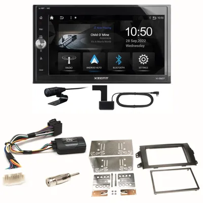 Produktbild von Xzent X-527 Android Auto CarPlay DAB Einbauset für Suzuki SX4 Fiat Sedici