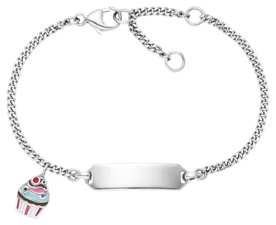 Produktbild von Herzengel HEB-ID-MUFFIN Mädchen Armband Silber 15 cm