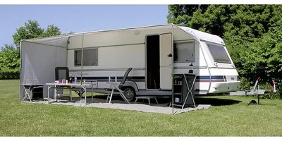 Produktbild von Eurotrail Sonnendach Seitenwand 740cm Umlaufmaß 900-940cm Wohnwagen grau
