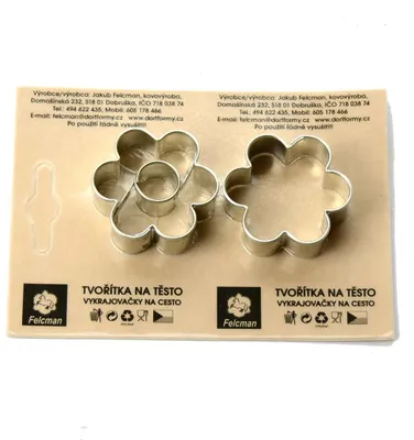 Zdjęcie produktu dla Zestaw noży do kwiatów mały 36mm 2szt CZ
