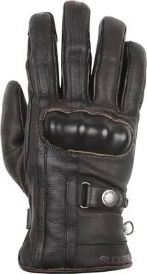 Productafbeelding van Helstons Burton motorhandschoenen, zwart/bruin, maat 13