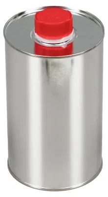 Zdjęcie produktu dla BenBow Wiadro blaszane z korkiem 1,1 L x 4 Puszka, puszka blaszana, puszki metalowe Puste na oleje, farby, lakiery