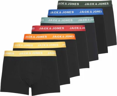 Produktbild von JACK & JONES Boxershorts 7er-Pack Kurze Unterhosen Logo Print JACVITO Größe: XXL