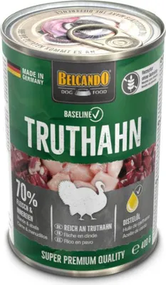Obrázok produktu pre Belcando Baseline konz. Turkey - Morčacie 800 g