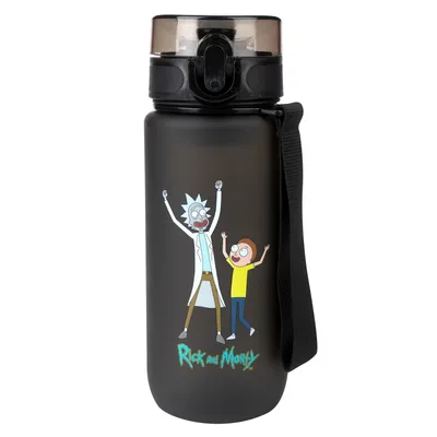 Produktbild von Wasserflasche mit Fruchteinsatz RICK & MORTY – Fassungsvermögen: 600 ml von SOXO, Trinkflasche für Wasser, Fahrradflasche