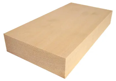 Produktbild von 1 Stück Lindenholz, unbehandelt zum Drechseln oder Schnitzen 2,5x10x20 cm