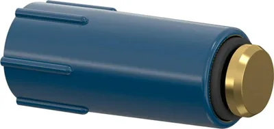 Produktbild von Flamco Baustopfen G 1/2 M, bl, m Messinggewinde, selbstd 10 Stk