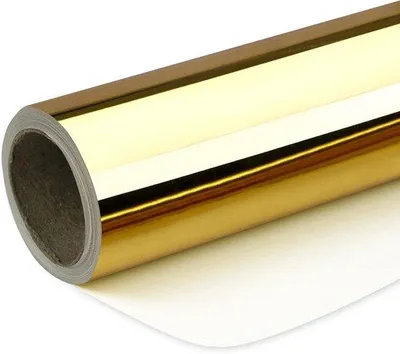 Obrázok produktu pre Zlatý metalický darčekový papier 44,5 cm x 10 m