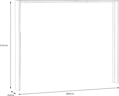Produktbild von Passepartout >PASSEPARTOUTS< in schwarz - 280,9x215,9x23,8cm (BxHxT)