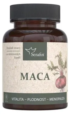 Obrázek produktu pro Maca-přírodní bylinné kapsle 90 tobolek