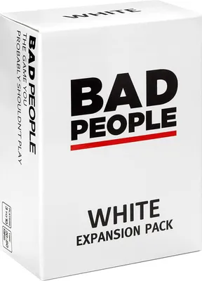 Obrázok produktu pre Rozšírenie kartovej hry Bad People White - ENG Edition