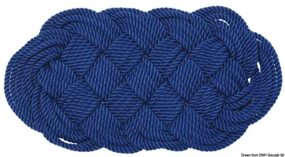 Immagine prodotto di Zerbino in nylon, blu 60 x 32 cm, 1 pezzo