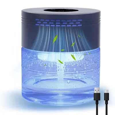 Produktbild von USB Luftbefeuchter Ultraschall 2,5L, leiser Luftreiniger mit Wasservernebelung & LED Licht, 3 Stufen, für Schlafzimmer, Büro und Wohnzimmer