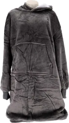 Obrázok produktu pre Ostatné značky Mikina s kapucňou Plaid Sherry 70X110 cm Charcoal Grey