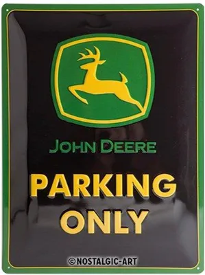 Produktbild von Nostalgic-Art - Blechschild 30 x 40 cm - John Deere - Parking Only