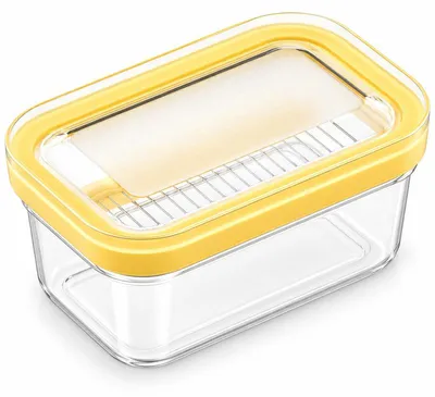 Produktbild von Butterdose mit Schneider 500 g Butter Aufbewahrungsbox 2 in 1 gleichmäßige Butterportionen luftdicht