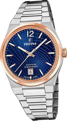 Produktbild von Festina Damenuhr Swiss Made Armbanduhr Edelstahl silber D2UF20066/3