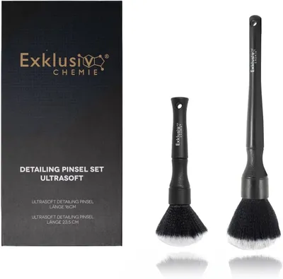 Produktbild von Exklusiv Chemie 2x Detailing Pinsel Ultrasoft - Auto Reinigungspinsel