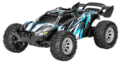 Produktbild von 2.4G RC-Stuntauto im Maßstab ferngesteuertes Offroad-Rennauto mit Driftfunktion, 4 Kanälen und USB-Ladekabel - Blau