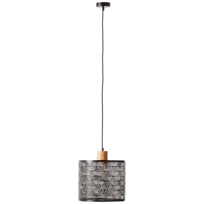 Produktbild von BRILLIANT Pendelleuchte Santy schwarz IP20 E27 52 Watt g. f. Normallampe