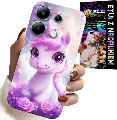 Zdjęcie produktu dla Etui Do Xiaomi Note 13 4G - Słodki Jednorożec, Wzory Dla Dzieci Case