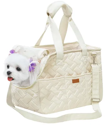 Hundetragetasche bis 5 kg, faltbar, atmungsaktiv, 41x30x18 cm