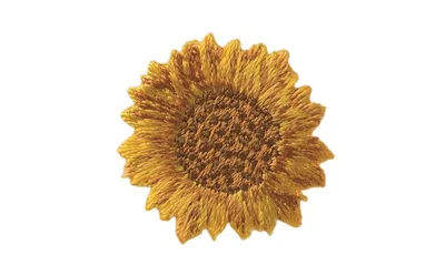 Produktbild von Mono Quick 02036 Sonnenblume, Bügelbild, Patch, ca. 3,0 x 3,0 cm Blume